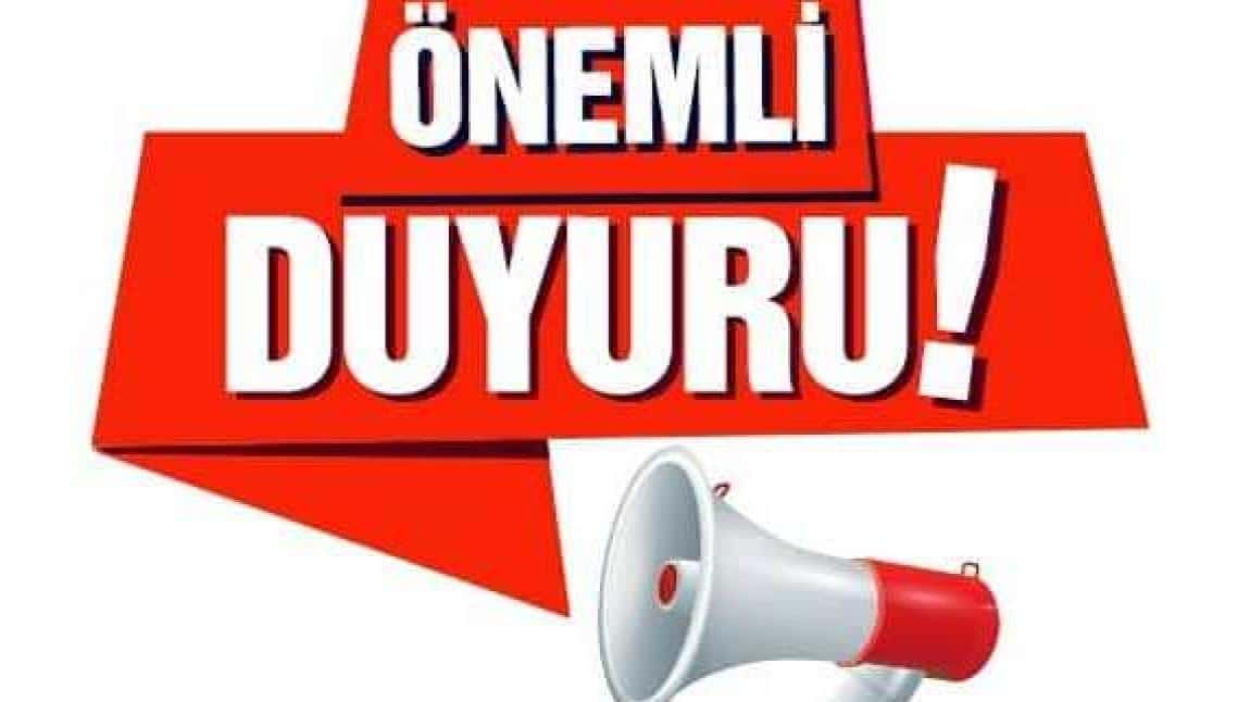 EYLÜL AYI SORUMLULUK SINAVLARI